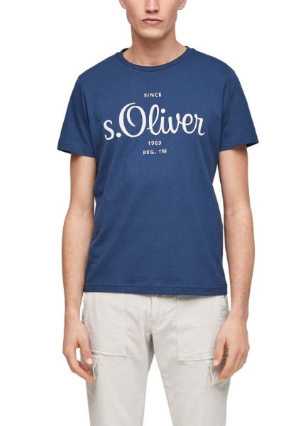 Zeige Details für s.Oliver Tall Logo T-Shirt Rundhals Bild von s.Oliver Tall Logo T-Shirt Rundhals