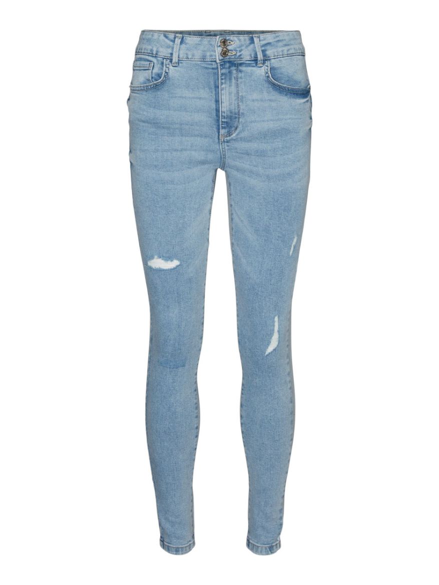 Bild von Vero Moda Tall Sophia Shape Up High Rise Skinny Jeans L34 Inch, light blue