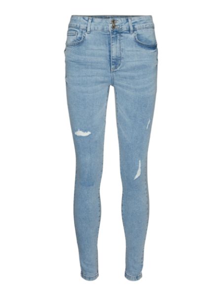 Show details for Vero Moda Tall Sophia Shape Up High Rise Skinny Jeans L34 Inches, light blue Picture of Vero Moda Tall Sophia Shape Up High Rise Skinny Jeans L34 Inches, light blue