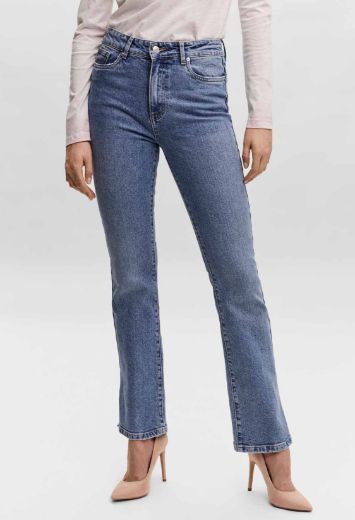 Bild von Vero Moda Tall Selma High Rise Flare Jeans, light blue denim