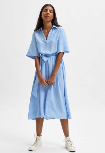 Picture of SLF Vero Moda Tall Rhonda Midi Dress, Light Blue