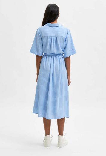 Picture of SLF Vero Moda Tall Rhonda Midi Dress, Light Blue