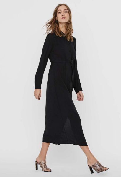 Agrandir l'image de Vero Moda Tall Easy Robe Chemise Mi-Longue Image de Vero Moda Tall Easy Robe Chemise Mi-Longue