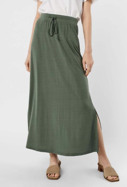 Show details for Vero Moda Tall Ava Maxi Skirt, laurel wreath green Picture of Vero Moda Tall Ava Maxi Skirt, laurel wreath green