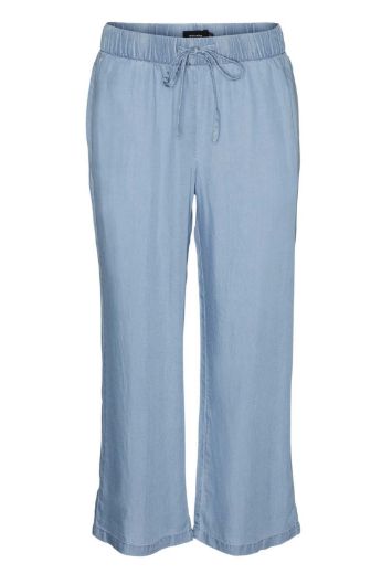 Picture of Vero Moda Tall Liliana Culotte Trousers Tencel Denim, light blue denim