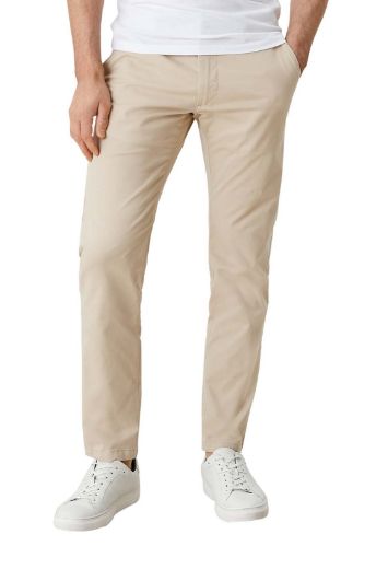 Image de s.Oliver Austin Chino Pantalon Cropped L36 Pouces, beige