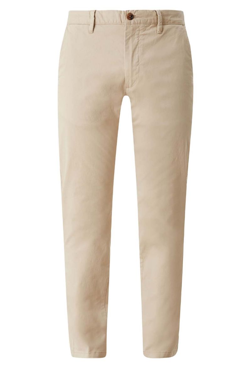 Image de s.Oliver Austin Chino Pantalon Cropped L36 Pouces, beige