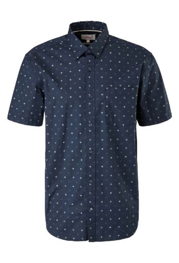 Picture of s.Oliver Tall Short Sleeve Shirt with Minimal Print