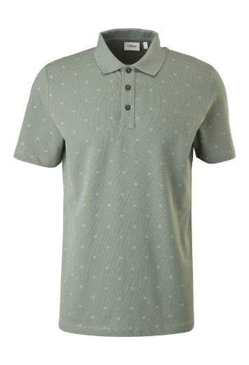 Picture of s.Oliver Tall Polo Shirt with Allover Pattern