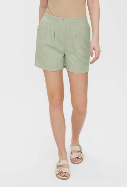 Show details for Vero Moda Tall Jesmilo High Waist Linen Shorts Picture of Vero Moda Tall Jesmilo High Waist Linen Shorts