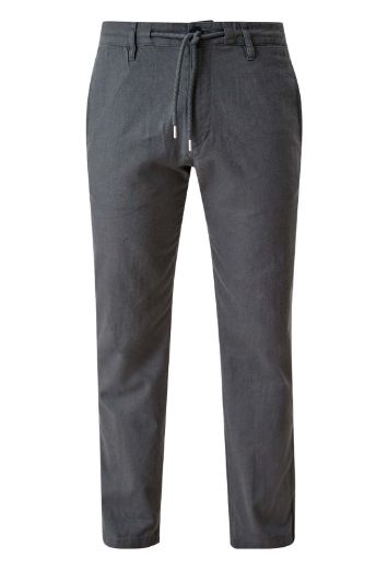 Image de s.Oliver Tall Pantalon Detroit avec Lin L36 inch, steel grey