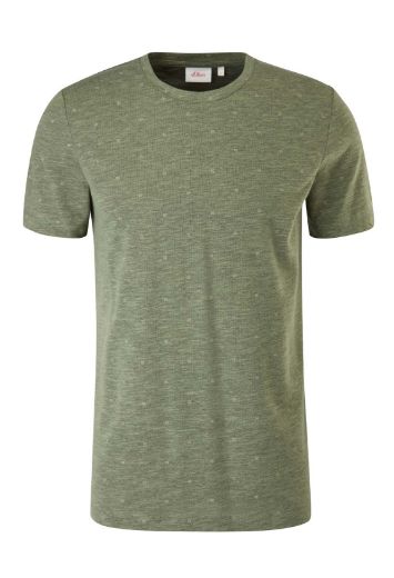 Picture of s.Oliver Tall T-Shirt with Allover Print