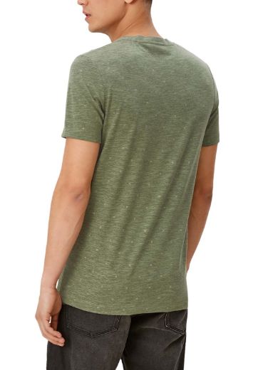 Picture of s.Oliver Tall T-Shirt with Allover Print