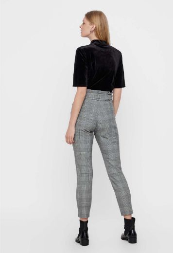 Picture of Vero Moda Tall Eva Paperbag Trousers Plaid