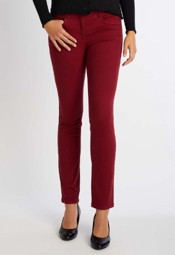 Picture of Twigy Sensational Skinny Fit Pants L34 inches, carmin red