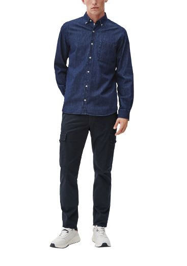 Picture of s.Oliver Tall Light Denim Shirt, dark blue