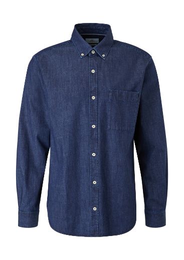 Picture of s.Oliver Tall Light Denim Shirt, dark blue