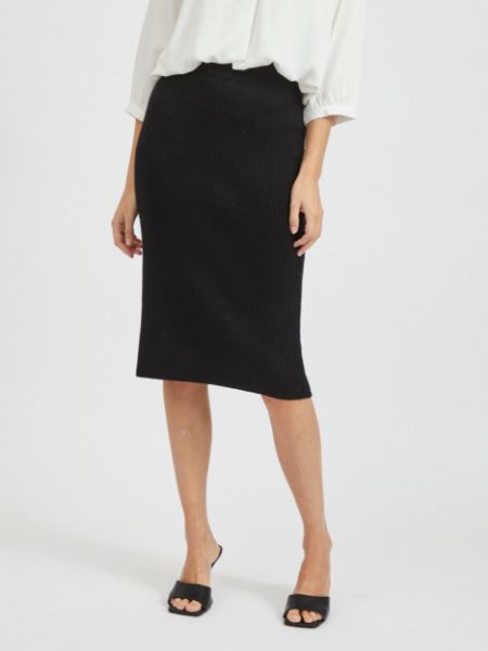 Zeige Details für VILA Vero Moda Tall Ril Strickrock, schwarz Bild von VILA Vero Moda Tall Ril Strickrock, schwarz
