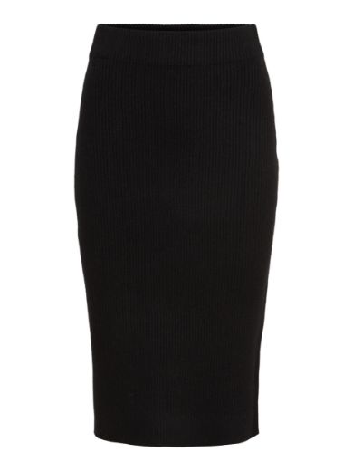 Image de VILA Vero Moda Tall Ril Jupe en Maille, noir