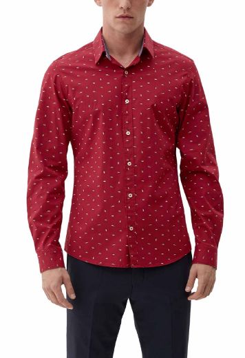 Picture of Tall Men's Shirt with Minimalist Pattern 71 cm Sleeve Length