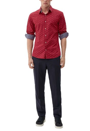 Picture of Tall Men's Shirt with Minimalist Pattern 71 cm Sleeve Length