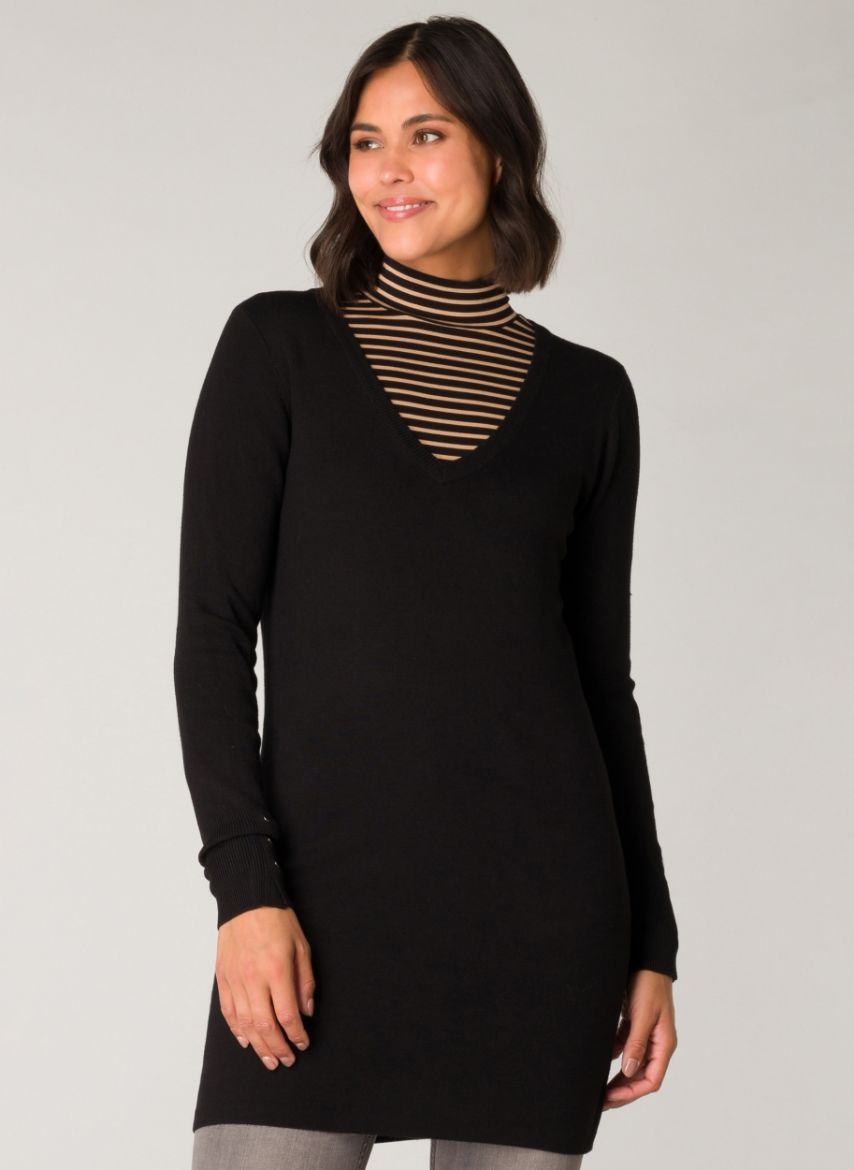 knee length dresses for ladies Elmont Long Sleeve Maxi Dress