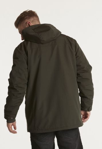 Picture of Hooded Winter Parka, black olive