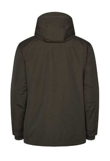 Picture of Hooded Winter Parka, black olive