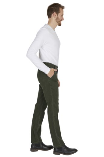 Picture of Garvey Chino Trousers L36 Inch, moss green