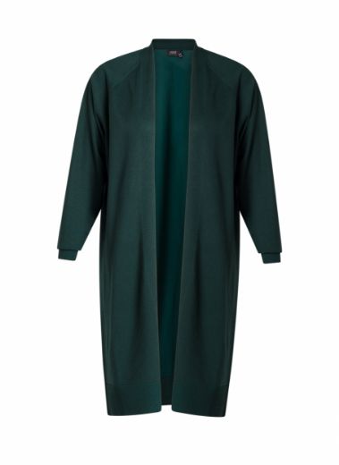 Picture of Open Fine Knit Coat, teal