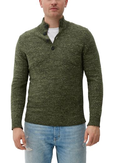 Picture of s.Oliver Tall Knit Sweater, mottled green