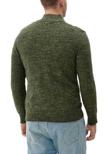 Picture of s.Oliver Tall Knit Sweater, mottled green