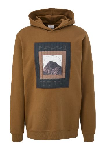 Picture of s.Oliver Tall Hoodie Sweatshirt with Application