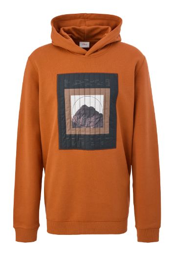 Picture of s.Oliver Tall Hoodie Sweatshirt with Application