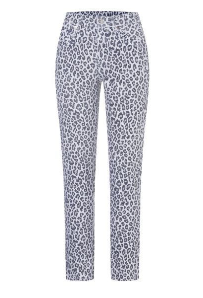 Show details for MAC Melanie Trousers L36 Inch, vintage grey leopard Picture of MAC Melanie Trousers L36 Inch, vintage grey leopard