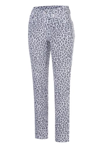Picture of MAC Melanie Trousers L36 Inch, vintage grey leopard