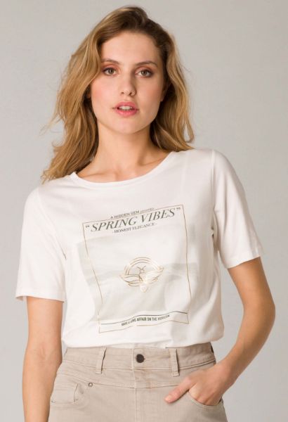 Zeige Details für T-Shirt Spring Vibes, écru Bild von T-Shirt Spring Vibes, écru