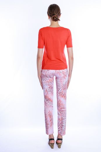 Picture of Gina Slim Fit Trouser Summer Print L34 Inch