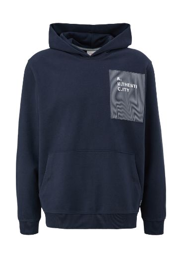 Picture of s.Oliver Tall Hoodie Sweatshirt, navy blue