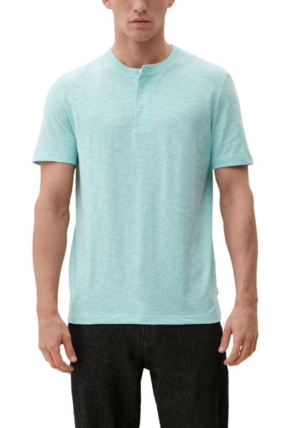 Zeige Details für s.Oliver Tall T-Shirt mit Henleyausschnitt Bild von s.Oliver Tall T-Shirt mit Henleyausschnitt