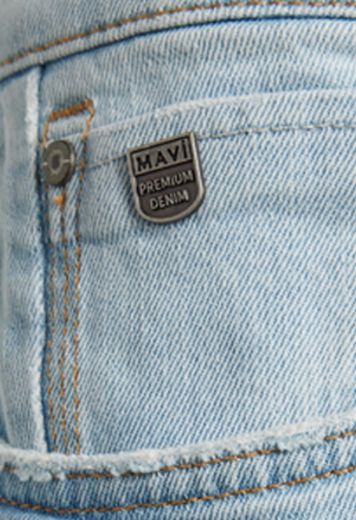 Image de Tall Mavi Jeans Yves L36 & L38 pouce, bleu clair bleached