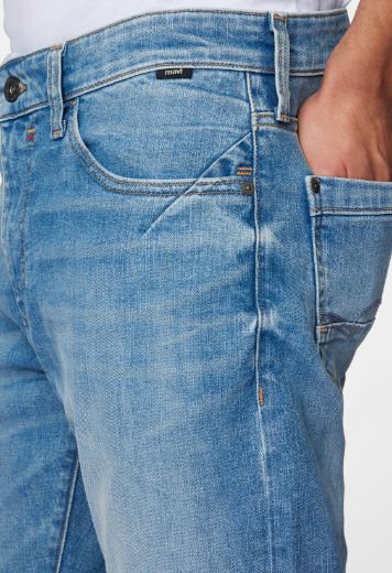 Picture of Tall Mavi Jeans Chris Tapered Leg L36 & L38 Inch, dusty shaded ultra move