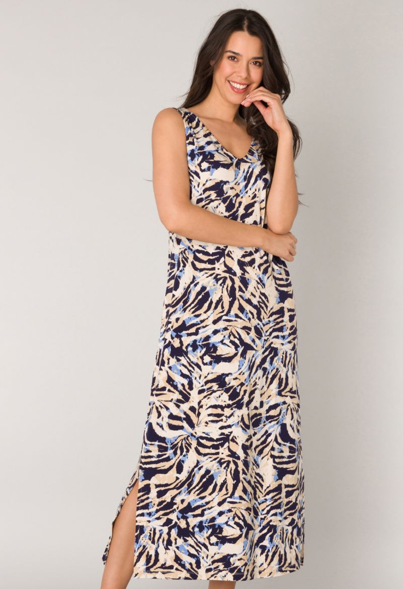 Picture of Sleeveless Maxi Dress with Back Detail