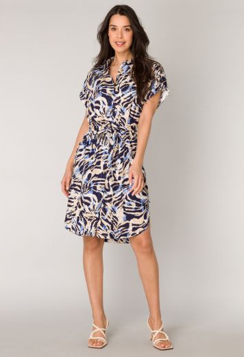 Picture of Shirt Dress with Print and Belt
