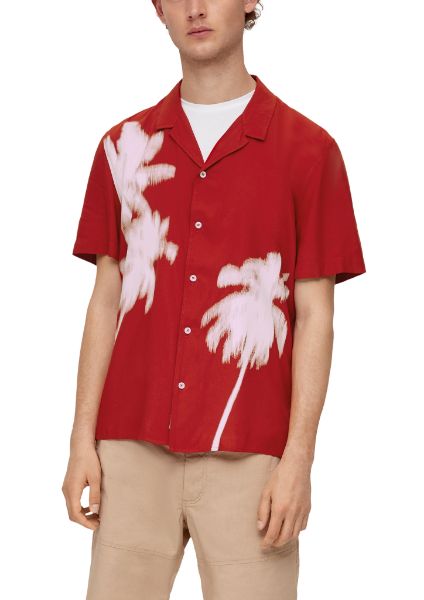 Show details for s.Oliver Tall Short Sleeve Shirt Hawaii Style Picture of s.Oliver Tall Short Sleeve Shirt Hawaii Style