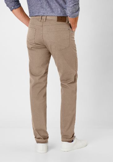 Picture of Milton 5-Pocket Style Trousers L36 Inch, beige print