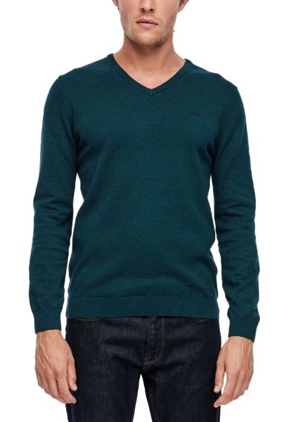 Zeige Details für s.Oliver Tall Feinstrickpullover V-Ausschnitt Bild von s.Oliver Tall Feinstrickpullover V-Ausschnitt