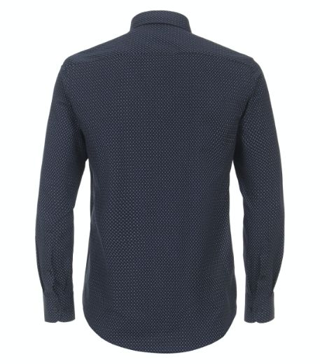 Picture of Casual Fit Long Sleeve Shirt 72 cm, dark blue minimal print