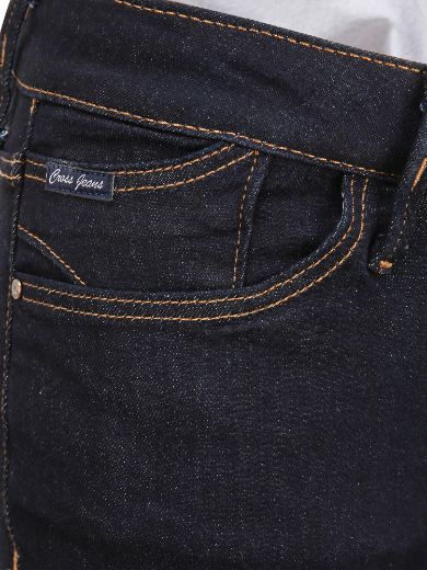 Picture of Tall Cross Jeans Rose Straight Leg L36 Inch, dark blue raw