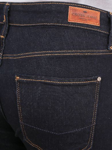 Picture of Tall Cross Jeans Rose Straight Leg L36 Inch, dark blue raw